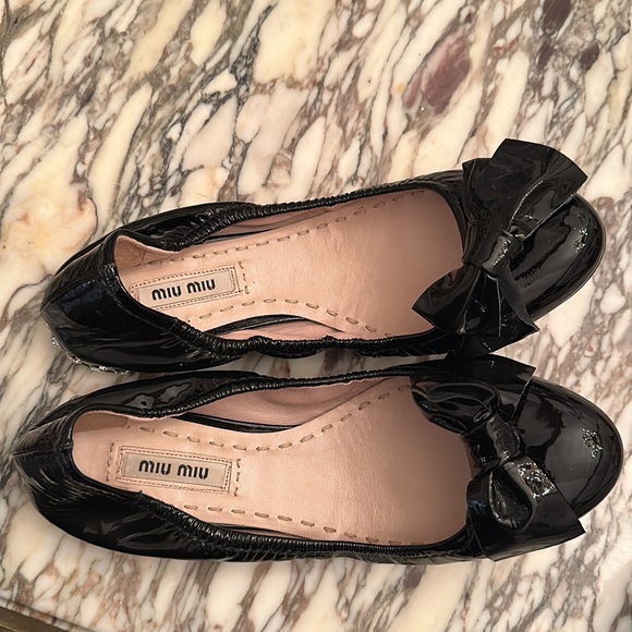 Miu Miu, patent black, size 6 - Picture 8 of 8